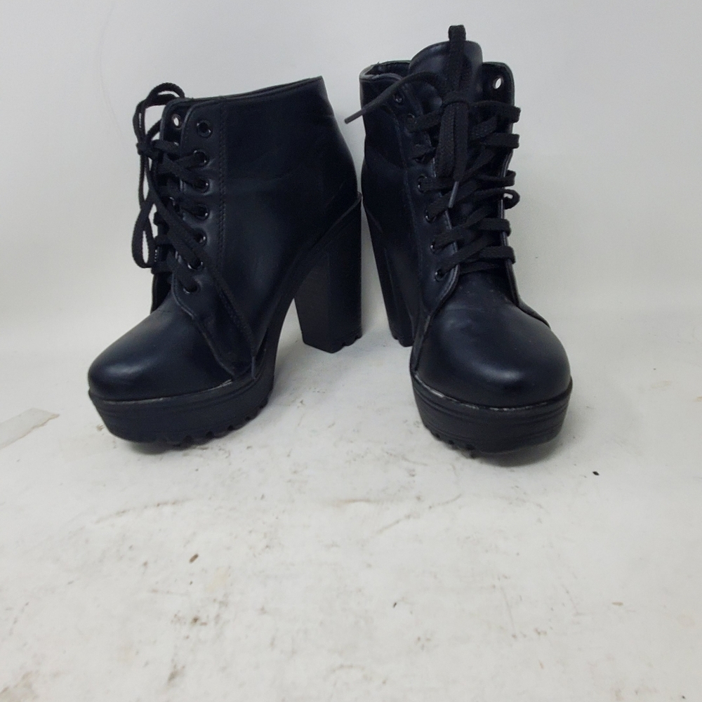 Marypaz Women's 38 Black Heeled Boots